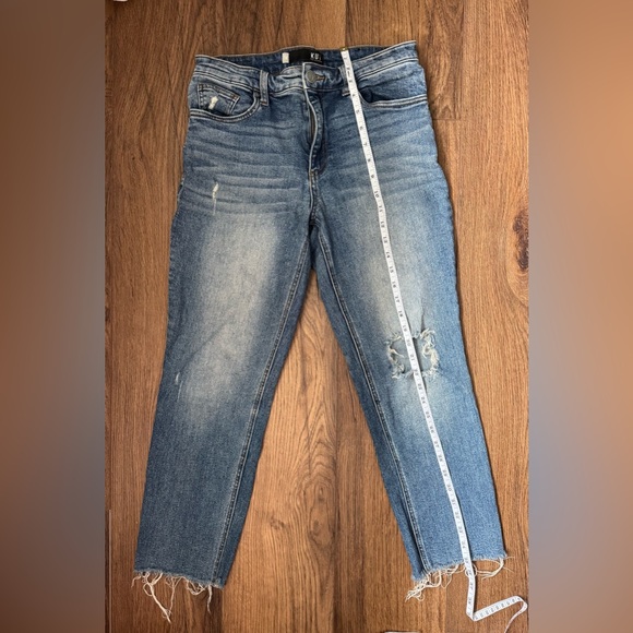 KUT from the Kloth Rachel Mom Jeans Size 6 Distressed Raw Hem - Picture 11 of 14
